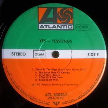 3LP Yes: Yessongs