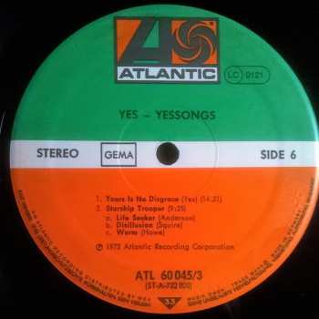 3LP Yes: Yessongs