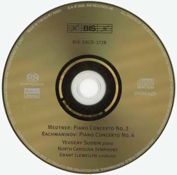 SACD Yevgeny Sudbin: Piano Concertos: Rachmaninov 4  / Medtner 2