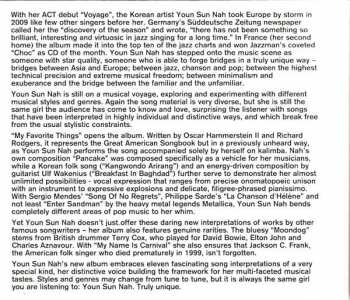 CD Youn Sun Nah: Same Girl DIGI