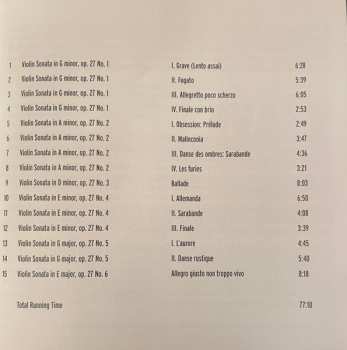 CD Eugene Ysaye: Six Sonatas For Solo Violin