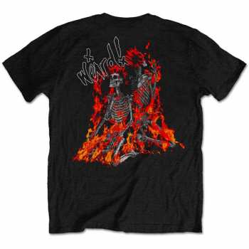 Marchandises Yungblud: Tričko Weird Flaming Skeletons  S