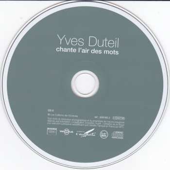 2CD Yves Duteil: Chante L'air Des Mots