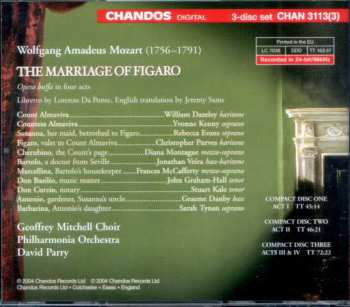 3CD Philharmonia Orchestra: The Marriage Of Figaro