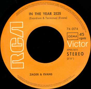 SP Zager & Evans: In The Year 2525