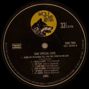 LP Zaks: Take Special Care