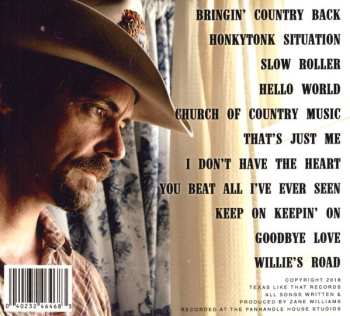 CD Zane Williams: Bringin' Country Back