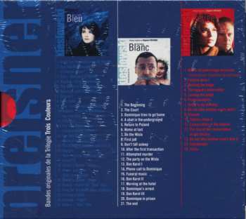 3CD/Coffret Zbigniew Preisner: Three Colors Bleu Blanc Rouge Original Soundtracks By Zbigniew Preisner