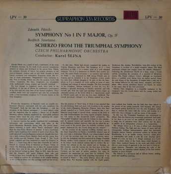 LP The Czech Philharmonic Orchestra: Symphony No. 1 In F Major / Scherzo From The Triumphal Symphony