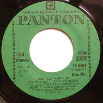SP Zdeněk Pulec A Sedm Trombónů: Mini Jazz Klub 20