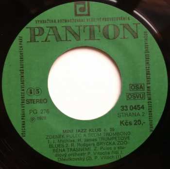 SP Zdeněk Pulec A Sedm Trombónů: Mini Jazz Klub 20