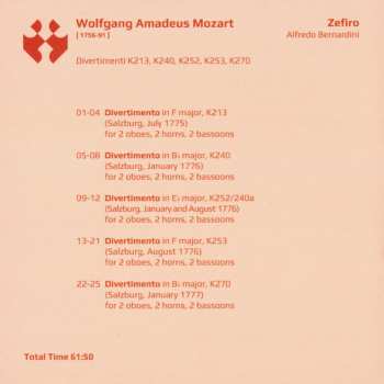 6CD/Coffret Zefiro: The Mozart Collection