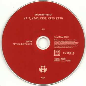 6CD/Coffret Zefiro: The Mozart Collection