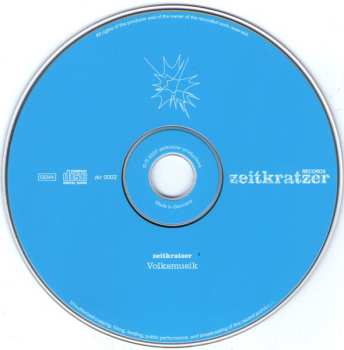 CD Zeitkratzer: Volksmusik