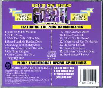 CD Zion Harmonizers: Best of New Orleans Gospel, Volume 2