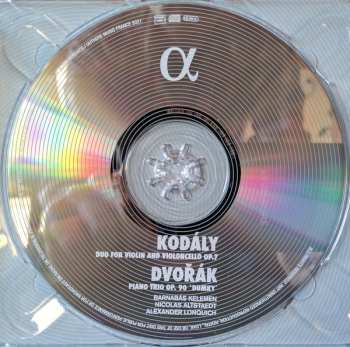CD Antonín Dvořák: Duo For Violin And Violincello Op. 7 / Piano Trio Op. 90 ‛Dumky’