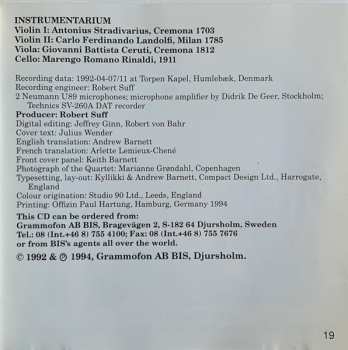 CD Zoltán Kodály: String Quartets No.1 & No.2 / Gavotte