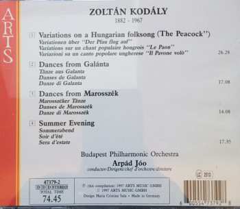CD Zoltán Kodály: Variations On A Hungarian Folksong "Peacock Variations" / Dances From Galánta / Dances From Marosszék / Summer Evening