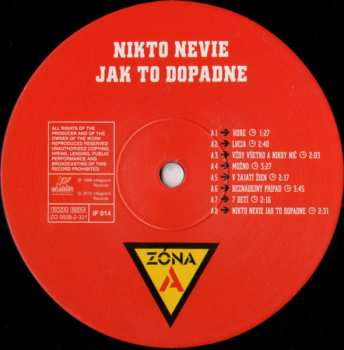 LP Zóna A: Nikto Nevie Jak To Dopadne