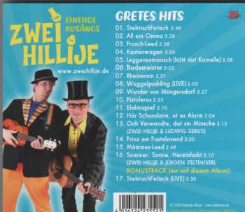 CD Zwei Hillije: Gretes Hits