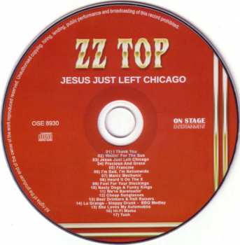 CD ZZ Top: Jesus Just Left Chicago
