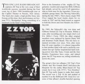 CD ZZ Top: Lucky Thirteen (1980 Radio Broadcast)
